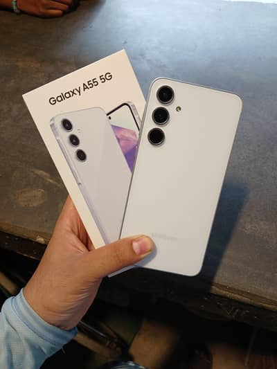 samsung A55 5G 8 256 full box 10 10 condition 03214094668