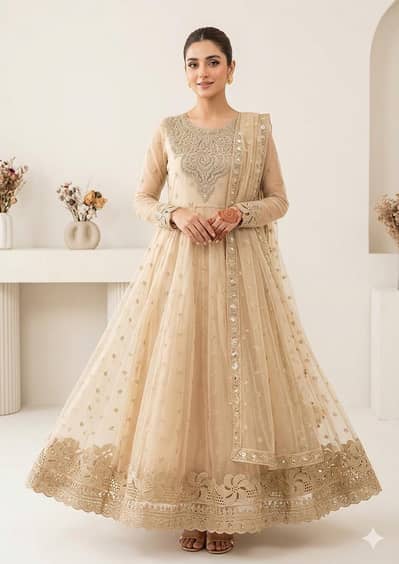 elegant maxi net and organza