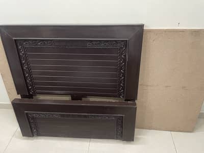 Single bed without matress for sale.