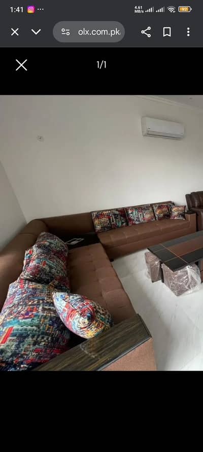 8 seater lush sturdy L shape sofa