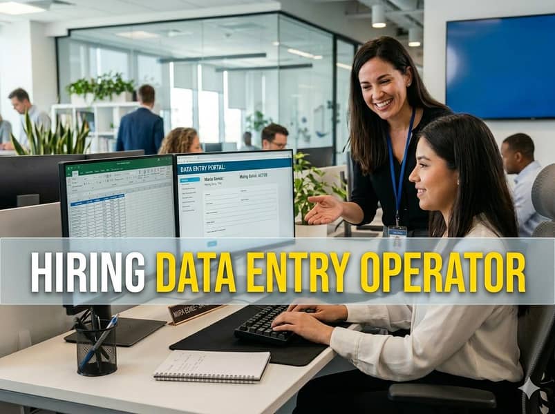 Hiring Data entry operator 0