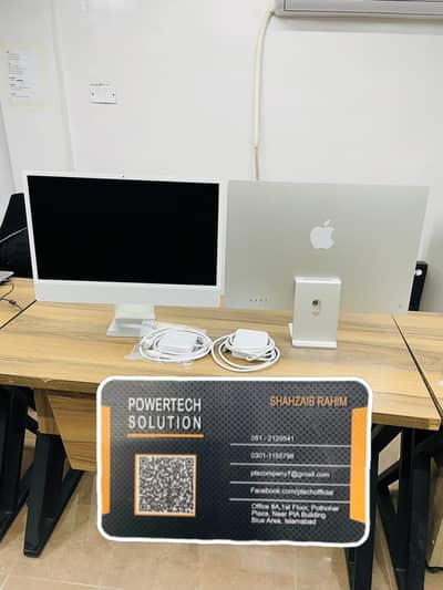 APPLE IMAC 24" M1 CHIP 08CORE 8 CORE 16GB /512GB SILVER USED