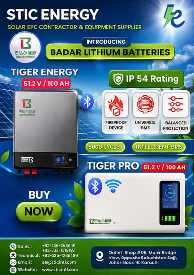 51.2V 100Ah Lithium Battery | Solar Battery | Tiger Energy / Tiger Pr