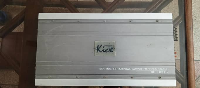 Kicx HP 1000.5 High Power 5-Channel Car Amplifier