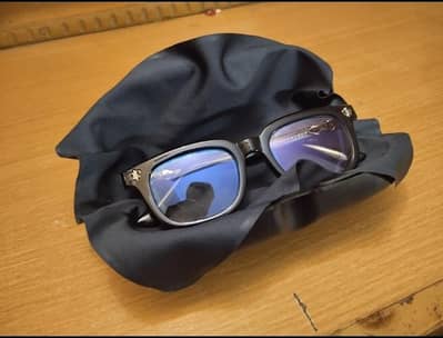 tensho clover computer glasses-black silver