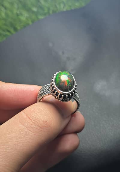 natural black ehtiopain opal