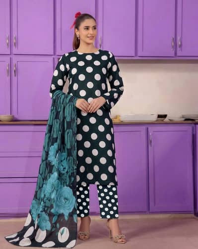 New unstitched woman best lawn clothes