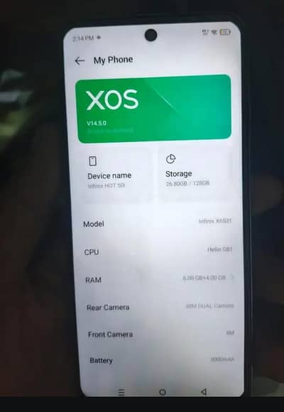 infinix hot 50i urgent sale