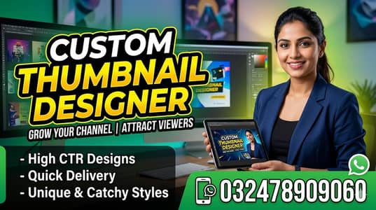 YouTube thumbnail designer