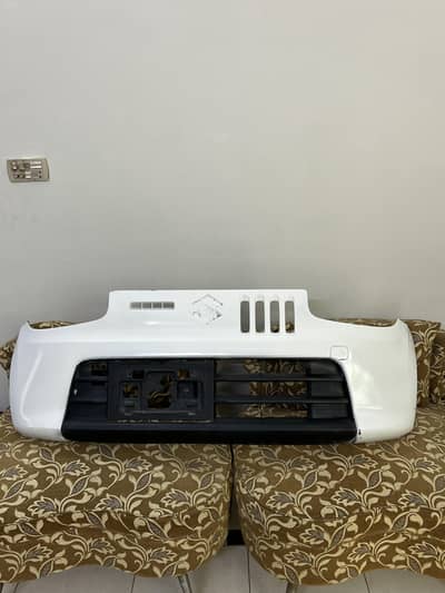 Alto front abs plastic genuine painted bumper.