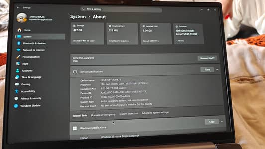 LENOVO THINKBOOK 14 G6 IRL  CORE I7 13 GENERATION 8 GB RAM 512 GB SSD