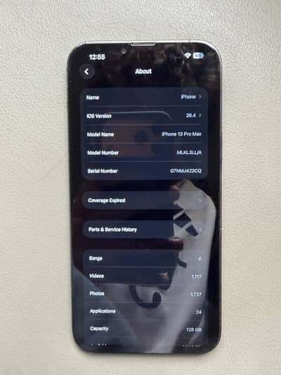 Iphone 13 pro max non pta jv 128gb