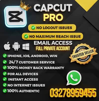 CapCut Pro in Just 399/-  Limited Time Offer !!!