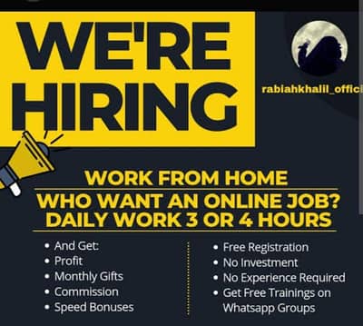 Free Online Job Opportunity – No Investment, No Recruitment!