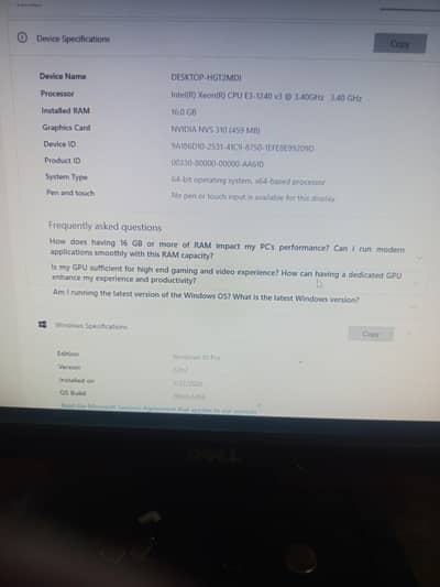 Intel xeon e3 1240 v3 ( same as i7 4790)