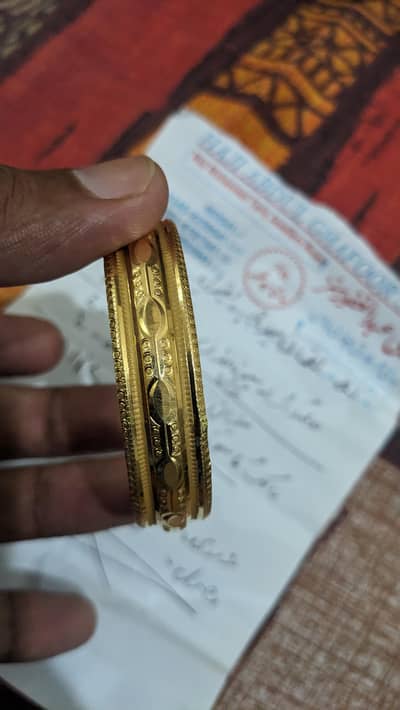 21 karat gold 1 tola kara for sale
