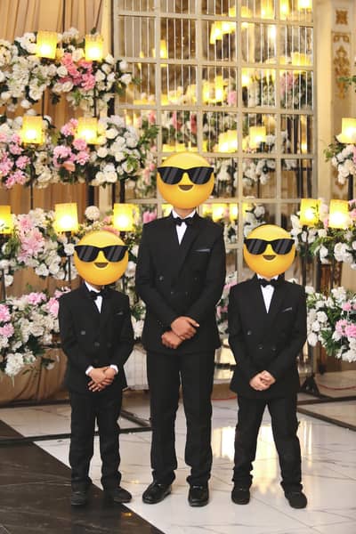 7/8/13 years old boys 3 piece dresses 10/10