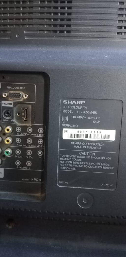Sharp LCD Colour TV 5