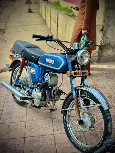 Yamaha 1976 80cc Islamabad number