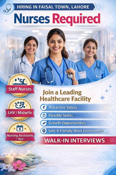 Female Nurses Required Lhv/Midwife