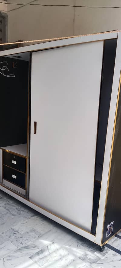 Double doors  wooden wardrobe