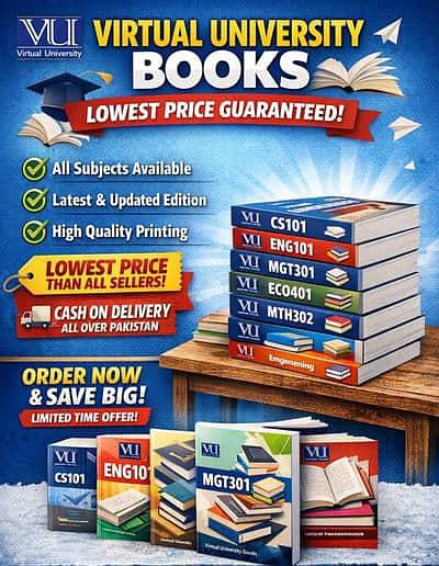 BSCS (VU)  ALL SEMESTER HANDOUT online delivery available