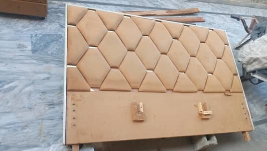 double bed for sale and side table