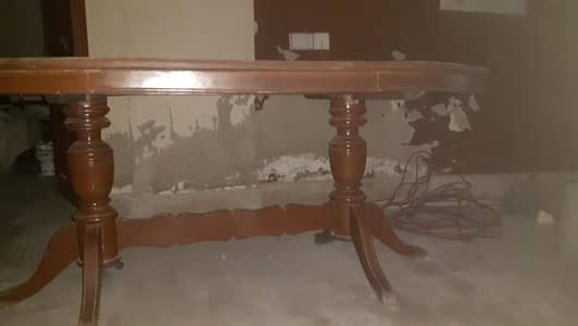 Dining table without chairs for sale