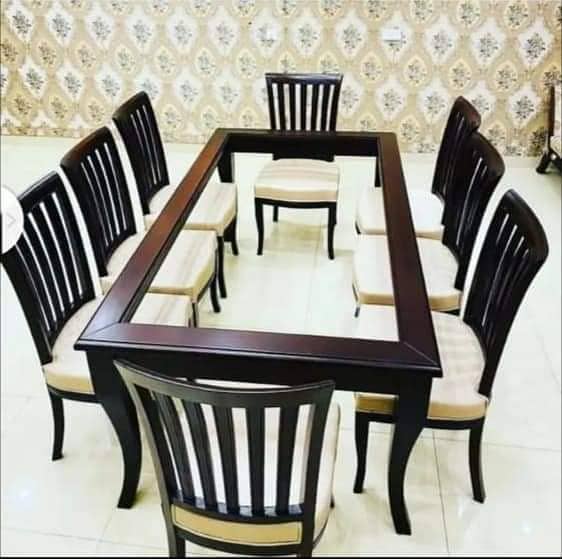 DINING TABLE SET \ SOLID WOOD SITTING SET\SOFAS SET\Living Room SET \ 4