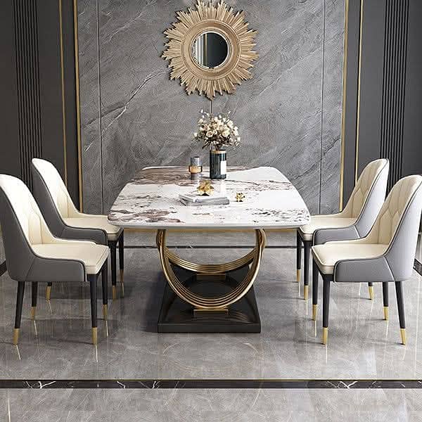 DINING TABLE SET \ SOLID WOOD SITTING SET\SOFAS SET\Living Room SET \ 7