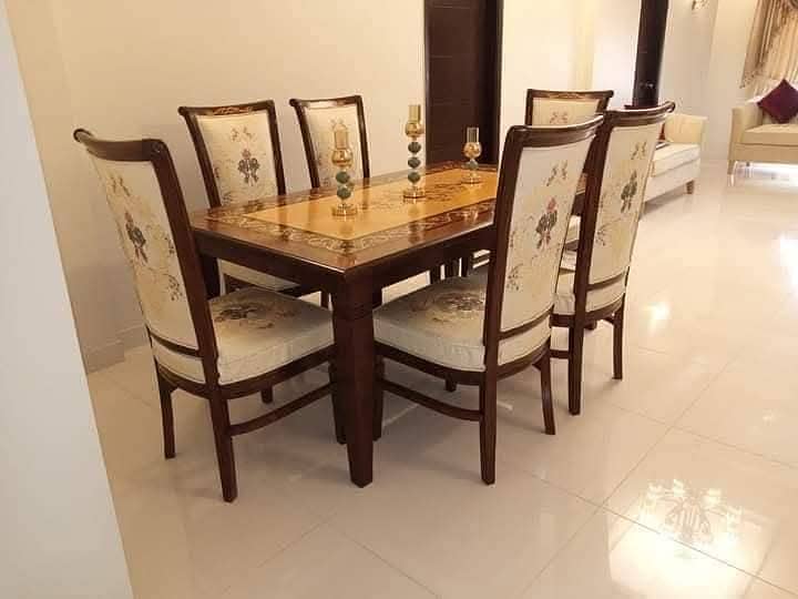 DINING TABLE SET \ SOLID WOOD SITTING SET\SOFAS SET\Living Room SET \ 18