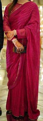 Preloved Red Saree