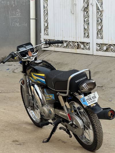 Honda 125 2024 islamabad number double saman