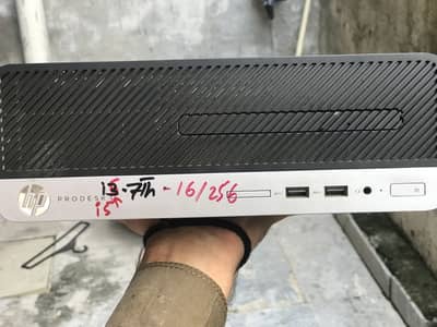 Hp ProDesk Core i5 7th gen pc.  16gb ram / 256 gb nvme