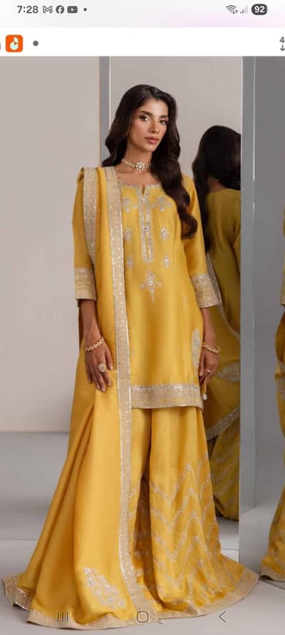 nishat beautiful wedding dress