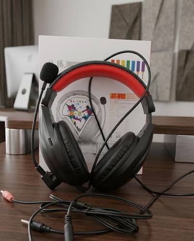 JT-813 Gaming Headphones with mic - clear Sound, Perfect for gaming