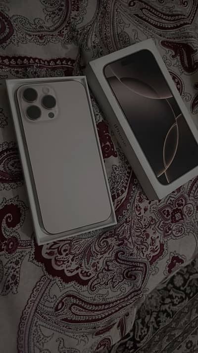 16 pro max 256 with box 99 health total new no scrath factory