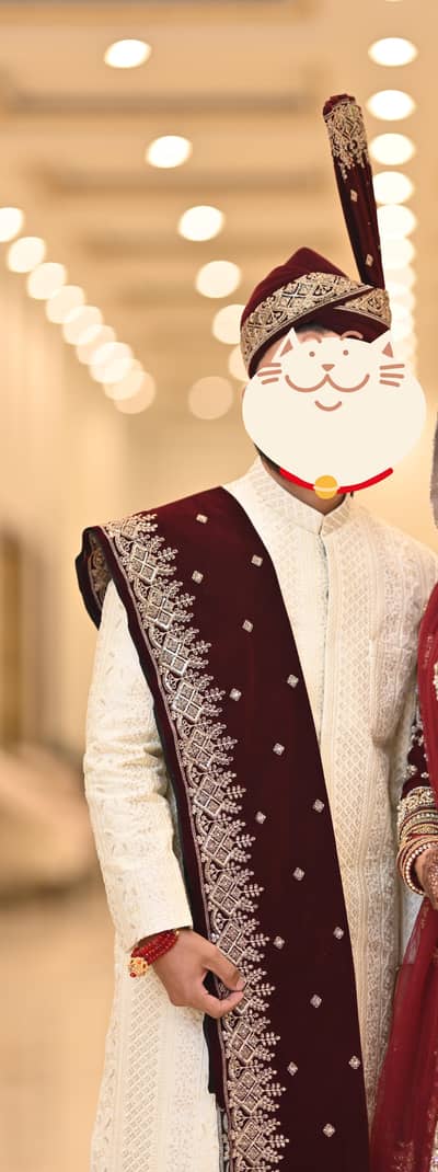 Sherwani just one time used