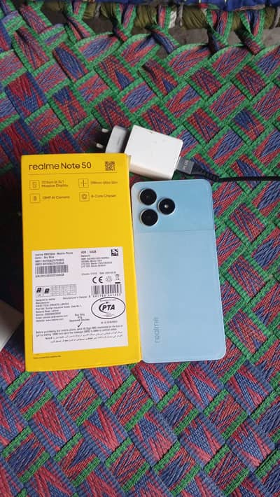 Realme not 50 full box 4/64