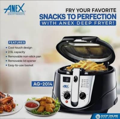 Anex Deluxe Deep Fryer - AG-2014 - Like New - Urgent Sale!