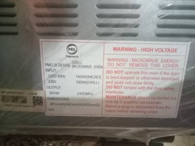 pmo 26 microw waves oven