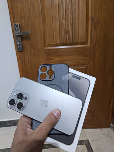 15 Pro Max 10/10 BH 96 PTA Physical+esim with Complete Box
