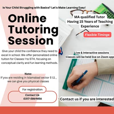 Online Tution Services for Class 1-5th