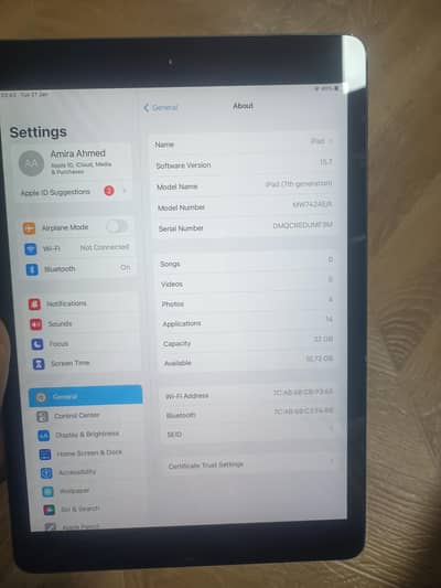 apple tablet 7th Generation