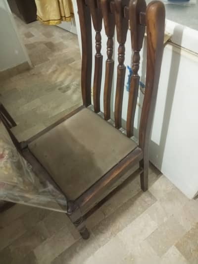 Wooden Dining table 6 chairs