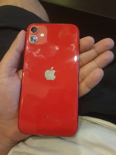 Iphone 11 in Red US Based Model 128 GB (No exchange Only Cash Payment)