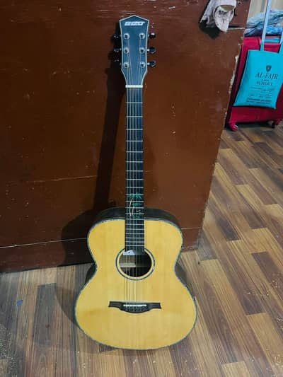Rizo OM310 Semi Acoustic Guitar with Capo | Excellent Condition