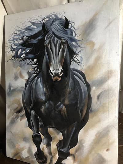 horse handmade oil painting