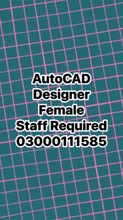 AutoCAD designer female