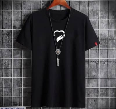 awesome black t-shirt with home delivery